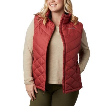 Columbia Heavenly Plus Size, Chaleco Rojos Para Mujer | 501863-ZWN